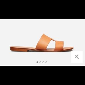 Everlane Bridge Sandal, 6.5, caramel